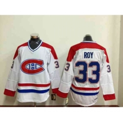 nhl jerseys montreal canadiens #33 roy white