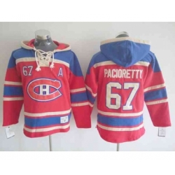 nhl jerseys montreal canadiens #67 pacioretty blue-red[pullover hooded sweatshirt][patch A]