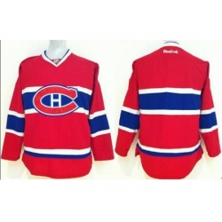 Kids Montreal Canadiens Blank Red NHL Jersey
