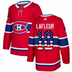 Youth Adidas Montreal Canadiens 10 Guy Lafleur Authentic Red USA Flag Fashion NHL Jersey 