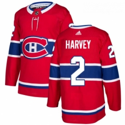 Youth Adidas Montreal Canadiens 2 Doug Harvey Premier Red Home NHL Jersey 