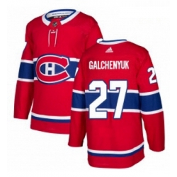 Youth Adidas Montreal Canadiens 27 Alex Galchenyuk Premier Red Home NHL Jersey 