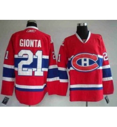 Youth Hockey Montreal Canadiens #21 Brian Gionta Red Jersey