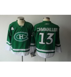 Youth KIDS Montreal Canadiens #13 CAMMALLERI CH green jersey