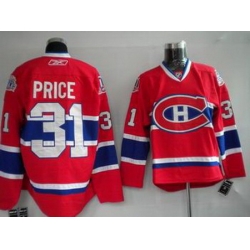 Youth KIDS Montreal Canadiens #31 Carey Price Red Jersey