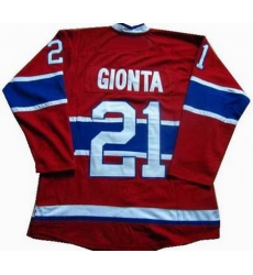 Youth Montreal Canadiens #21 GIONTA Red