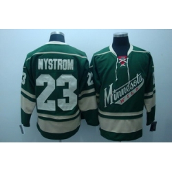 Minnesota Wild 23 Nystrom Green Jerseys