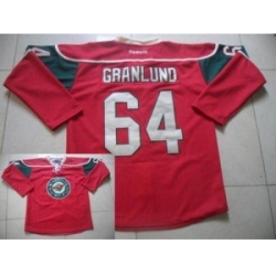 Minnesota Wild #64 Mikael Granlund Red Stitched NHL Jersey