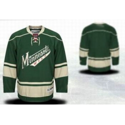 Minnesota Wild blank green hockey jersey