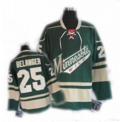 Minnesota Wild jerseys 25# BELANGER green