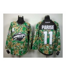 NHL Jerseys Minnesota Wild #11 Parise camo[patch A][parise]