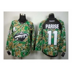 NHL Jerseys Minnesota Wild #11 Parise camo[patch A][parise]