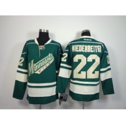 NHL Minnesota Wilds #22 miederreiter green jerseys