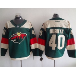 Wild #40 Devan Dubnyk Green 2016 Stadium Series Stitched NHL Jersey