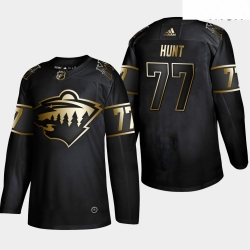 Wild 77 Brad Hunt Black Gold Adidas Jersey