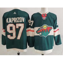 Wild 97 Kirill Kaprizov Green Adidas Jersey