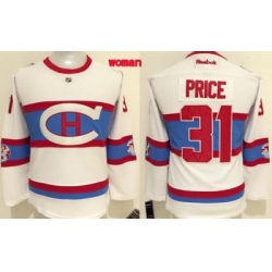 Canadiens #31 Carey Price White 2016 Winter Classic Womens Stitched NHL Jersey