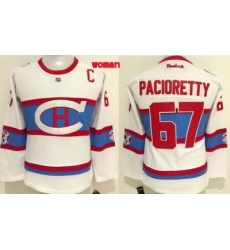 Canadiens #67 Max Pacioretty White 2016 Winter Classic Womens Stitched NHL Jersey