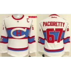 Canadiens #67 Max Pacioretty White 2016 Winter Classic Womens Stitched NHL Jersey