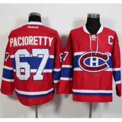 Women Montreal Canadiens #67 Max Pacioretty Red Home Stitched NHL Jersey
