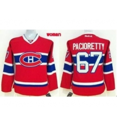 Women's Montreal Canadiens #67 Max Pacioretty Red Home Stitched NHL Jersey