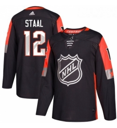 Youth Adidas Minnesota Wild 12 Eric Staal Authentic Black 2018 All Star Central Division NHL Jersey 