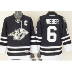 Nashville Predators #6 Shea Weber Stitched Blue Third NHL Jersey