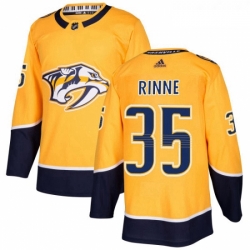 Youth Adidas Nashville Predators 35 Pekka Rinne Authentic Gold Home NHL Jersey 