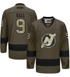 Devils #9 Taylor Hall Green Salute to Service Stitched NHL Jersey