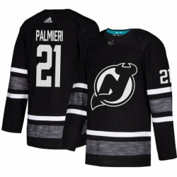 Mens Adidas New Jersey Devils 21 Kyle Palmieri Black 2019 All Star Game Parley Authentic Stitched NHL Jersey 