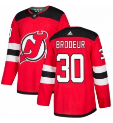 Mens Adidas New Jersey Devils 30 Martin Brodeur Premier Red Home NHL Jersey 