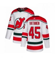 Mens Adidas New Jersey Devils 45 Sami Vatanen Authentic White Alternate NHL Jersey 