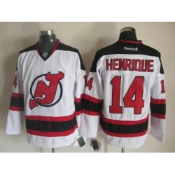 NHL Jerseys Devils #14 HENRIQUE white Jerseys