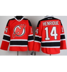 New Jersey Devils 14 Adam Henrique Red Hockey NHL Jerseys