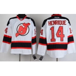 New Jersey Devils 14 Adam Henrique White Hockey NHL Jerseys
