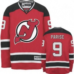New Jersey Devils #9 Parise Red Hockey Jersey