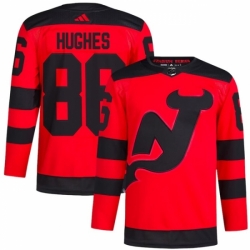 Toddler New Jersey Devils #86 Jack Hughes Red 2023-2024 Stadium Series Stitched Jersey