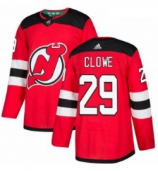 Youth Adidas New Jersey Devils 29 Ryane Clowe Authentic Red Home NHL Jersey 