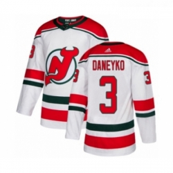 Youth Adidas New Jersey Devils 3 Ken Daneyko Authentic White Alternate NHL Jersey 