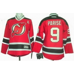 Youth New Jersey Devils #9 Zach parise red jerseys