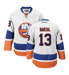 Men New York Islanders #13 Mathew Barzal Blue NHL Jersey