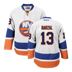 Men New York Islanders #13 Mathew Barzal Blue NHL Jersey