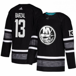 Mens Adidas New York Islanders 13 Mathew Barzal Black 2019 All Star Game Parley Authentic Stitched NHL Jersey 