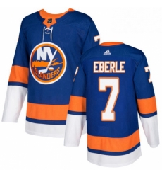 Mens Adidas New York Islanders 7 Jordan Eberle Premier Royal Blue Home NHL Jersey 