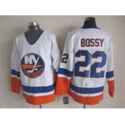 NHL New York Islanders 22 Mike Bossy white jerseys