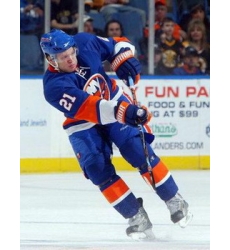 New York Islanders 21 Kyle Okposo blue jersey