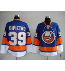 New York Islanders #39 Rick DiPietro blue jersey