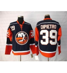 New York Islanders #39 Rick DiPietro navy blue jersey