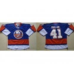 New York Islanders #41 Jaroslav Halak Baby Blue Stitched NHL Jersey