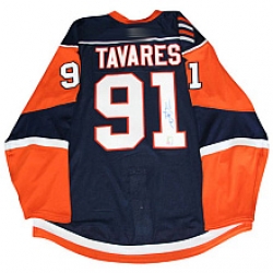 New York Islanders #91 John Tavares Dark blue jersey